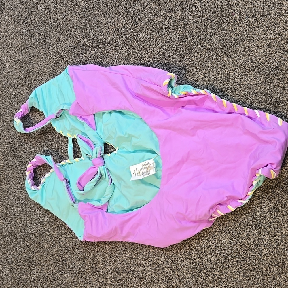 NWOT Becca Women Purple and Green Swimsuit One Piece Sz M - Picture 2 of 6